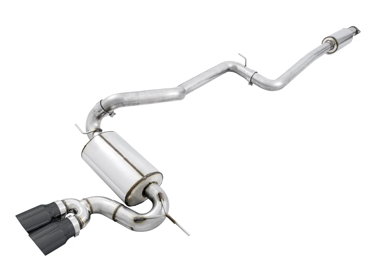 AWE Track Edition Cat-back Exhaust for Ford Focus ST - Diamond BlackTips product image