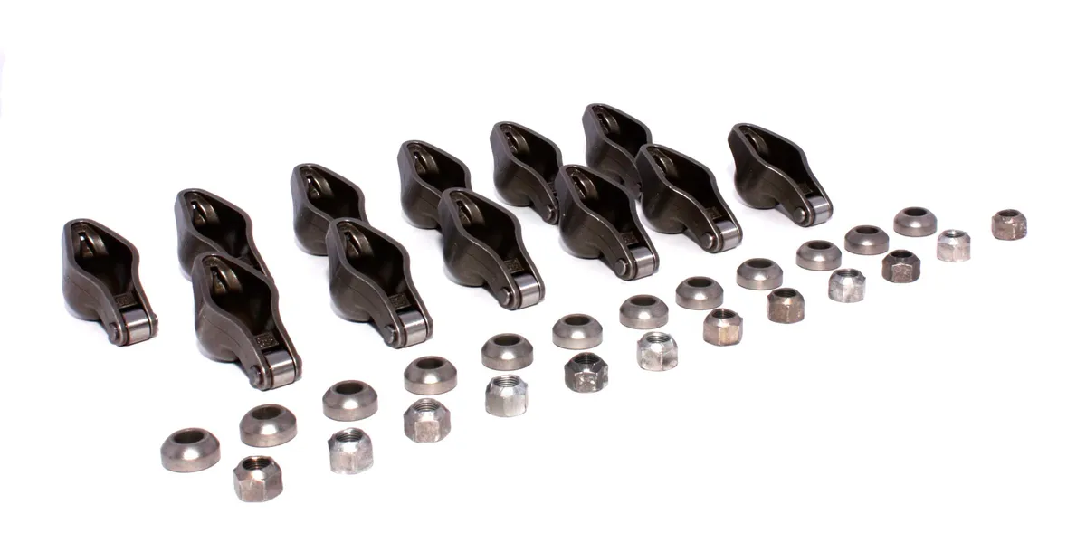 COMP Cams 1417-12 Magnum Roller 1.52 Ratio Rocker Arm Set for '88+ Chevrolet V6/SBC w/ 3/8 Stud product image