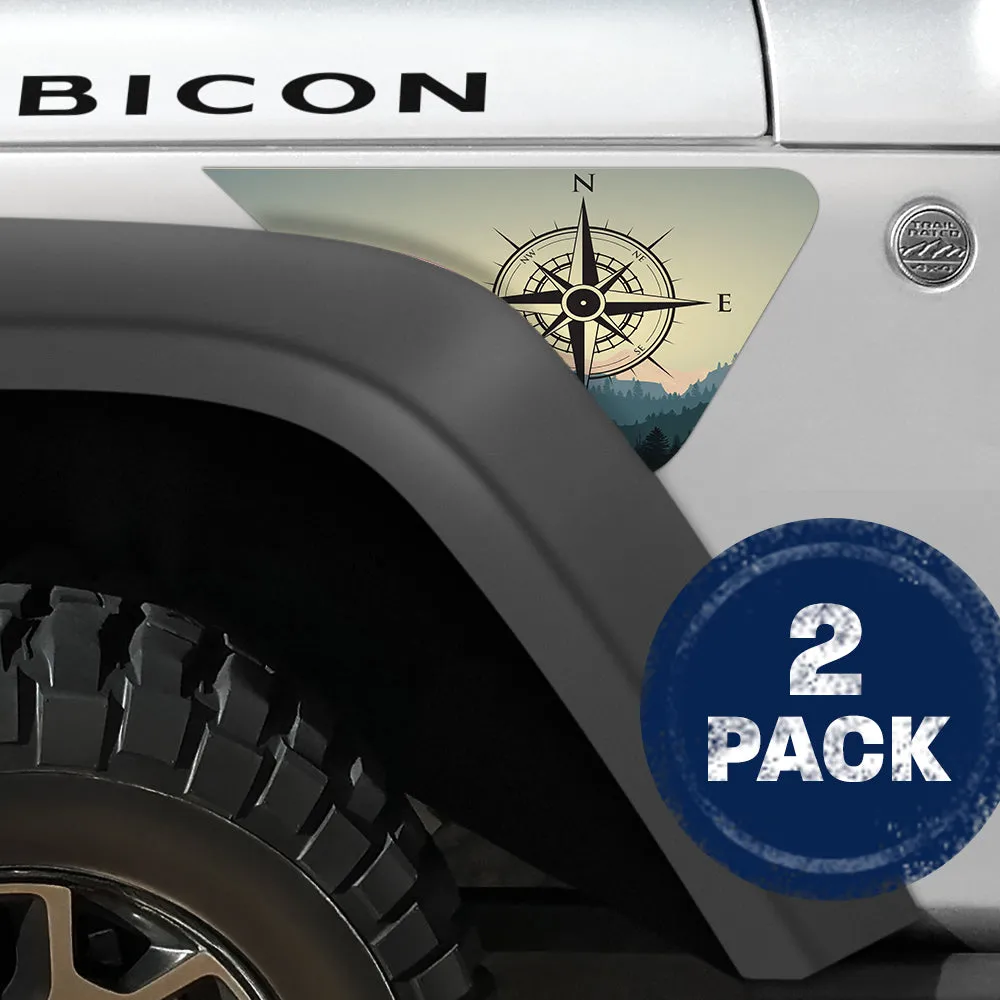 Get Lost 2pc Vinyl Fender Decal product image