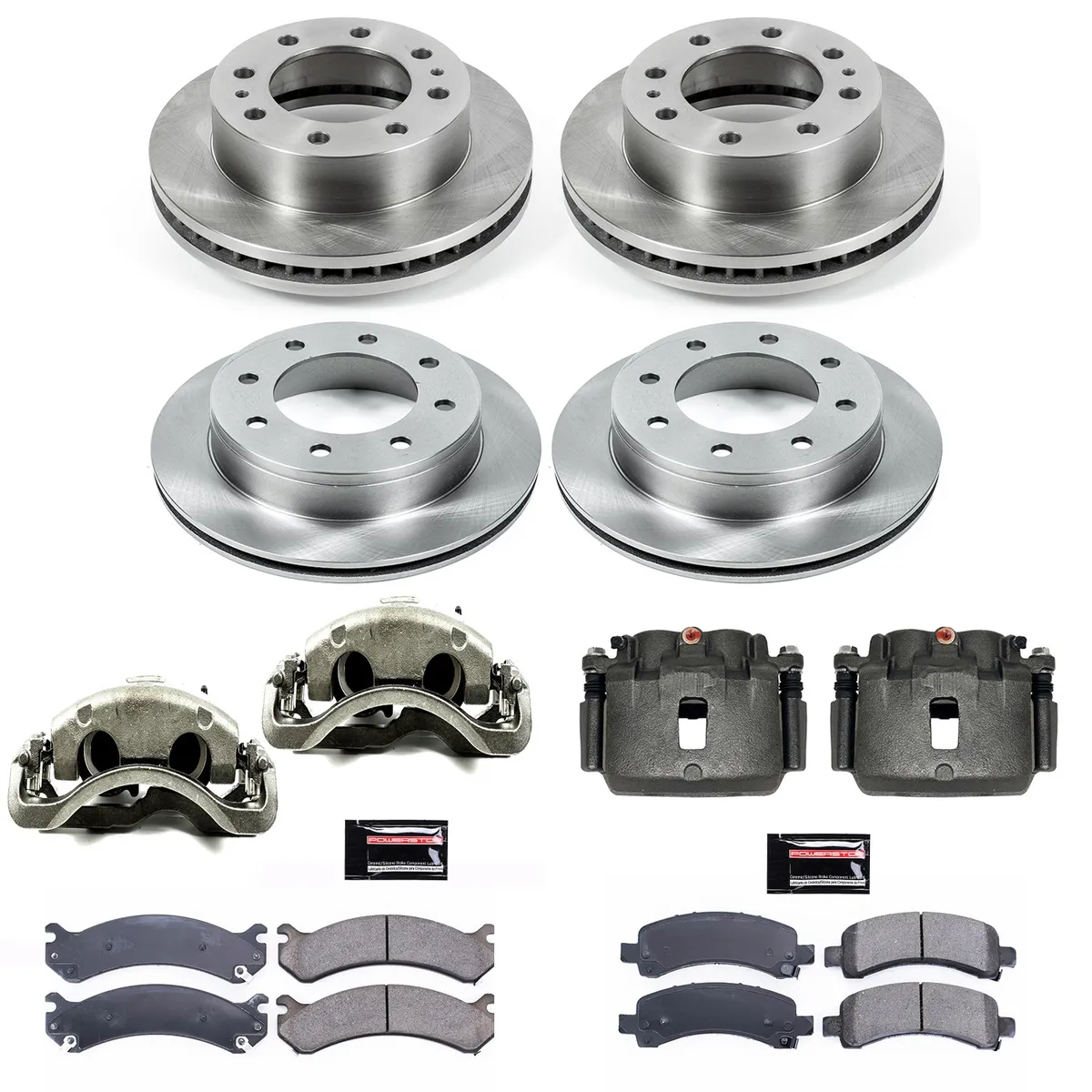 Z17 Direct Replacement Kit: Rotors; Ceramic Pads; Calipers product image