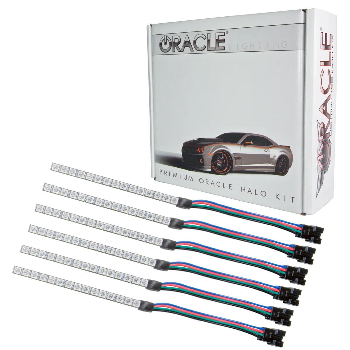 ORACLE Lighting 2015-2017 Ford Mustang V6/GT/Shelby ColorSHIFT DRL Upgrade w/Halo Kit product image