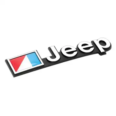 Rugged Ridge AMC Jeep Emblem; 76-86 J eep CJ5/CJ7/CJ8 - OE Sty
