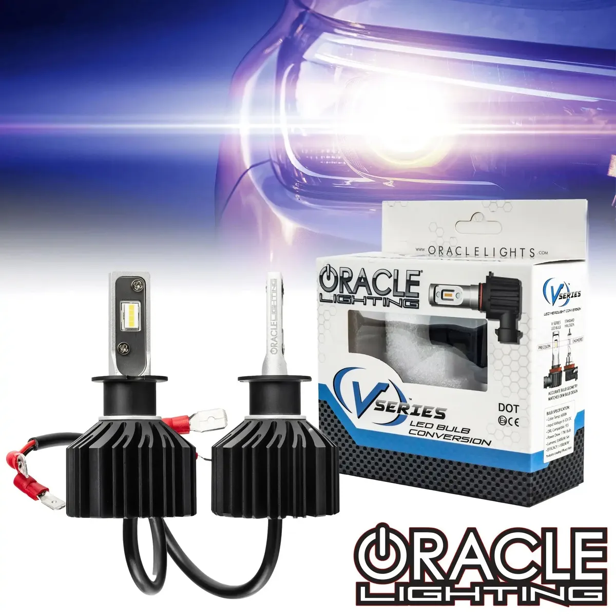 ORACLE Lighting 1988-1993 Ford Mustang LX H3 - V-Series LED Conversion Kit (Fog Light) product image