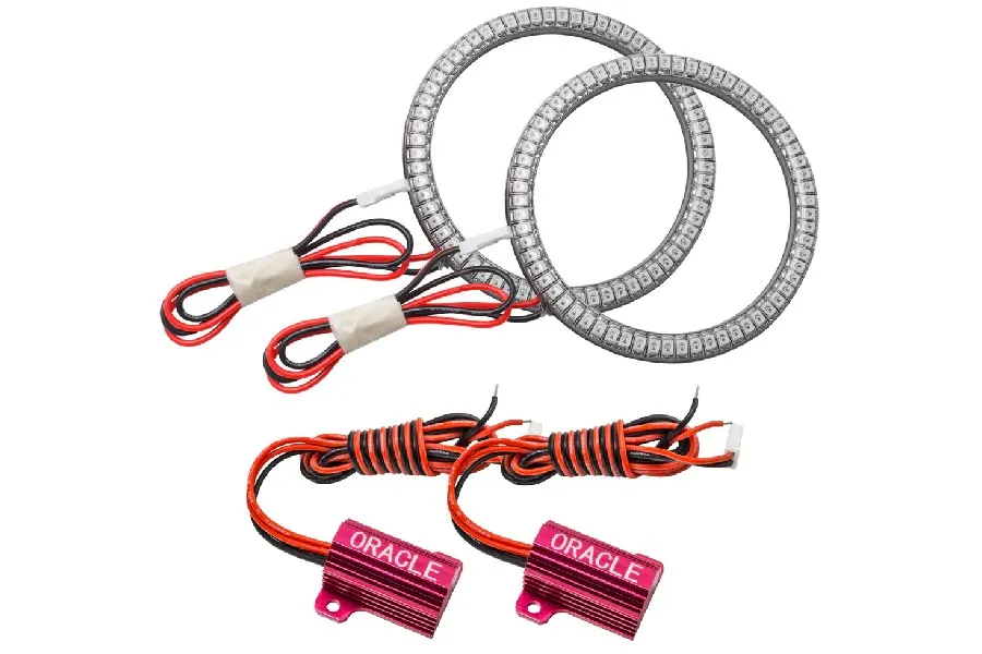 ORACLE Lighting 2007-2018 Jeep Wrangler JK LED Surface Mount Fog Light Halo Kit - White / No product image