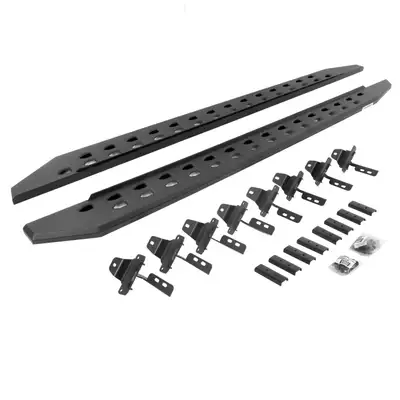 Go Rhino Go Rhino 69451687SPC - RB10 Slim Line Running Boards With Mounting Brackets - Textured Black