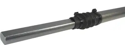 Borgeson Borgeson - Steering Shaft - P/N: 450036 - Steel telescopic steering shaft. 36 in. Extended length with 3/4 in. Double-D and 1 in. Double-D ends.
