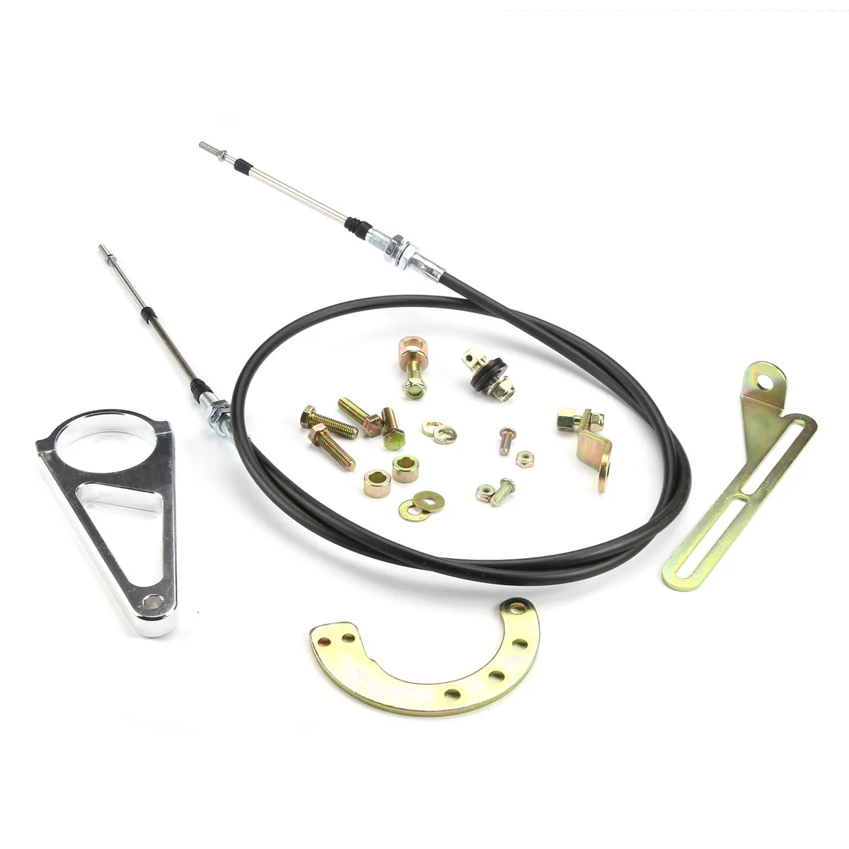 Column Cable Shift Linkage Kit; 2.25 in.; Fits GM TH350/TH400/700R4/TH200/2004R/4L60/4L80E Transmissions; Short Selector Shaft Only; product image