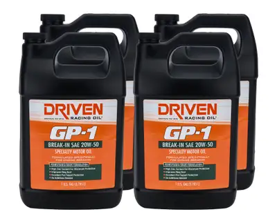 Driven Racing Oil GP-1 20w50 Conventional Oil Case 4 x 1 Gallon
