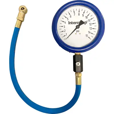 Intercomp Air Gauge 15 x 1/2 psi 4in Glow Dial