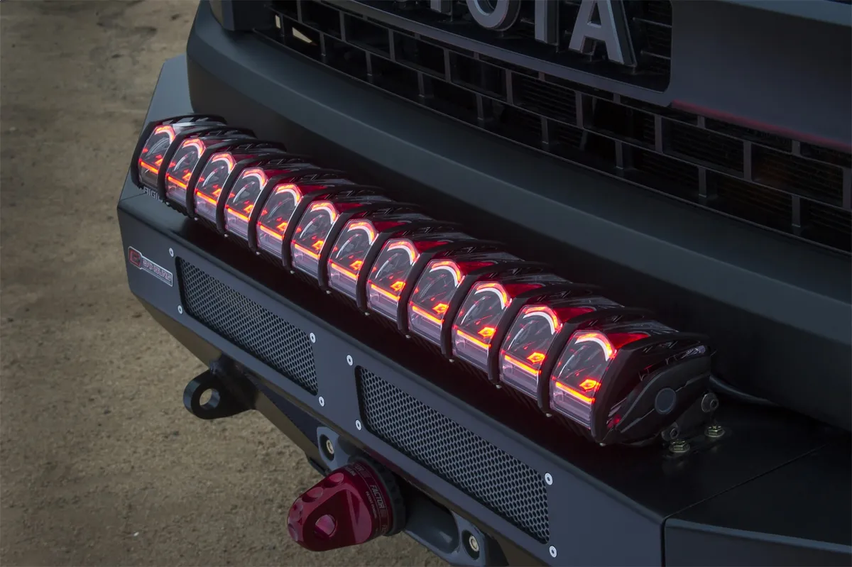 Rigid Adapt LED Light Bar With 8 Beam Patterns, GPS And Rgb-W Backlight, 10 Inch product image