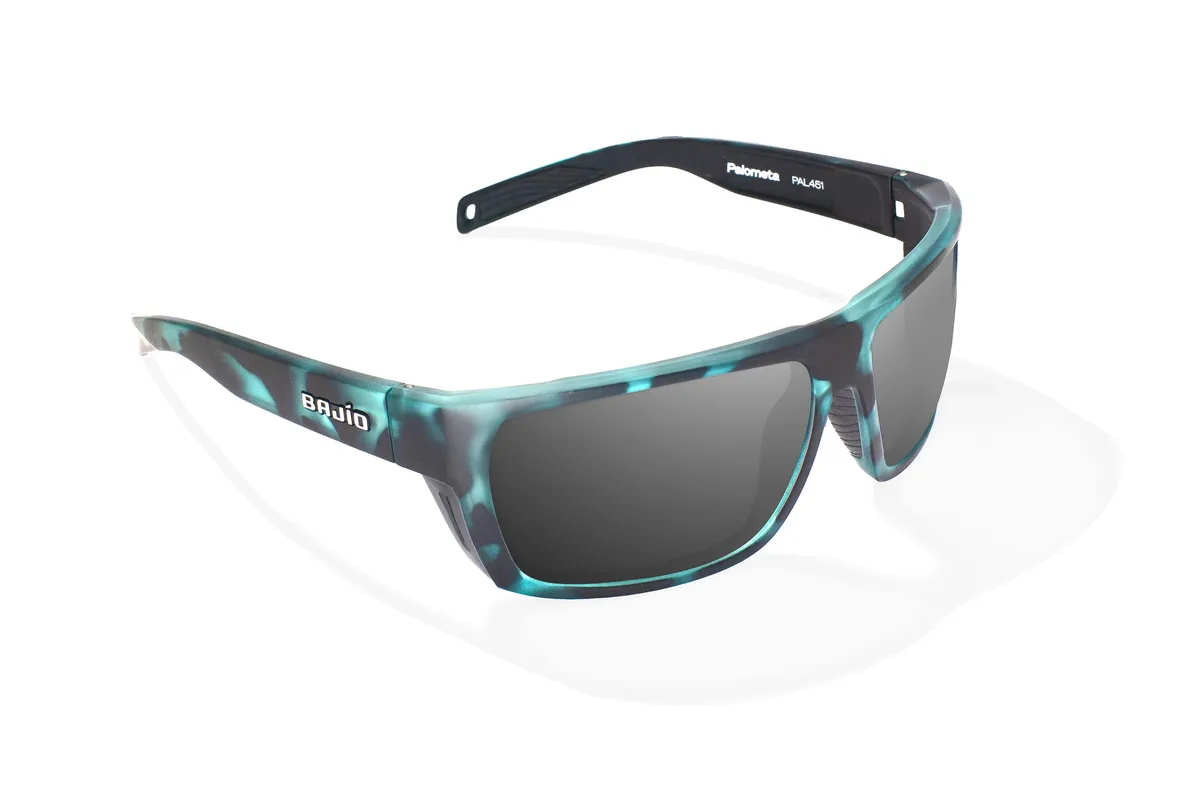 Palometa Gray Glass Blue Tort Matte Sunglasses product image