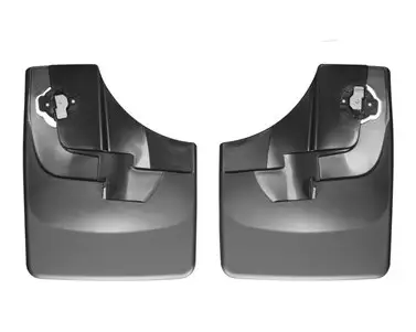 Weathertech Ford F150 No Drill Black Mudflaps. Fits models with fender lip molding