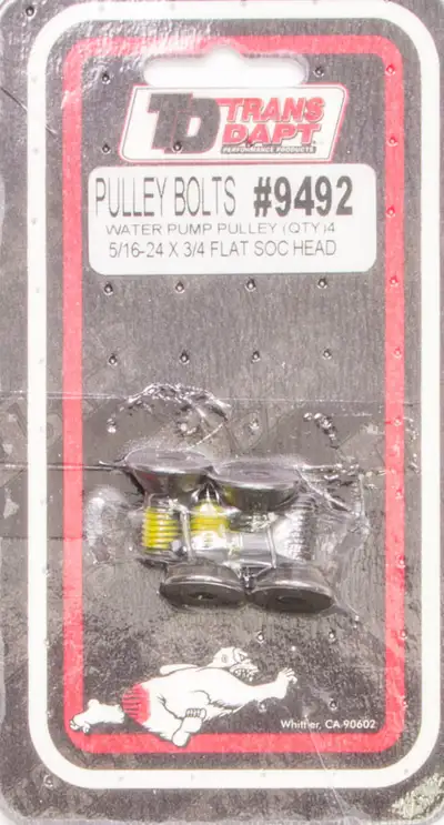 Trans-Dapt Performance W/Pump Alum Pulley Blts