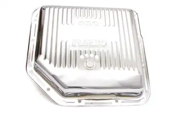 Racing Power Company TH350 Trans Pan Chrome Steel Finned