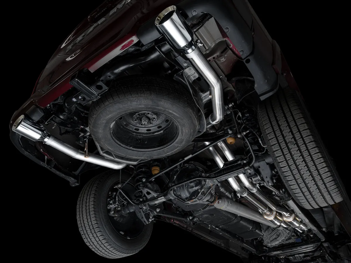 AWE 0FG Catback Exhaust for 2025 RAM 1500 3.0TT Standard and High Output - Chrome Silver Tips - 3015-32530 product image