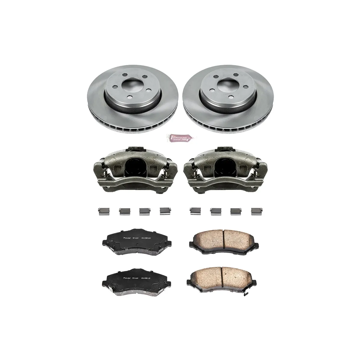 Z17 Direct Replacement Kit: Rotors; Ceramic Pads; Calipers product image