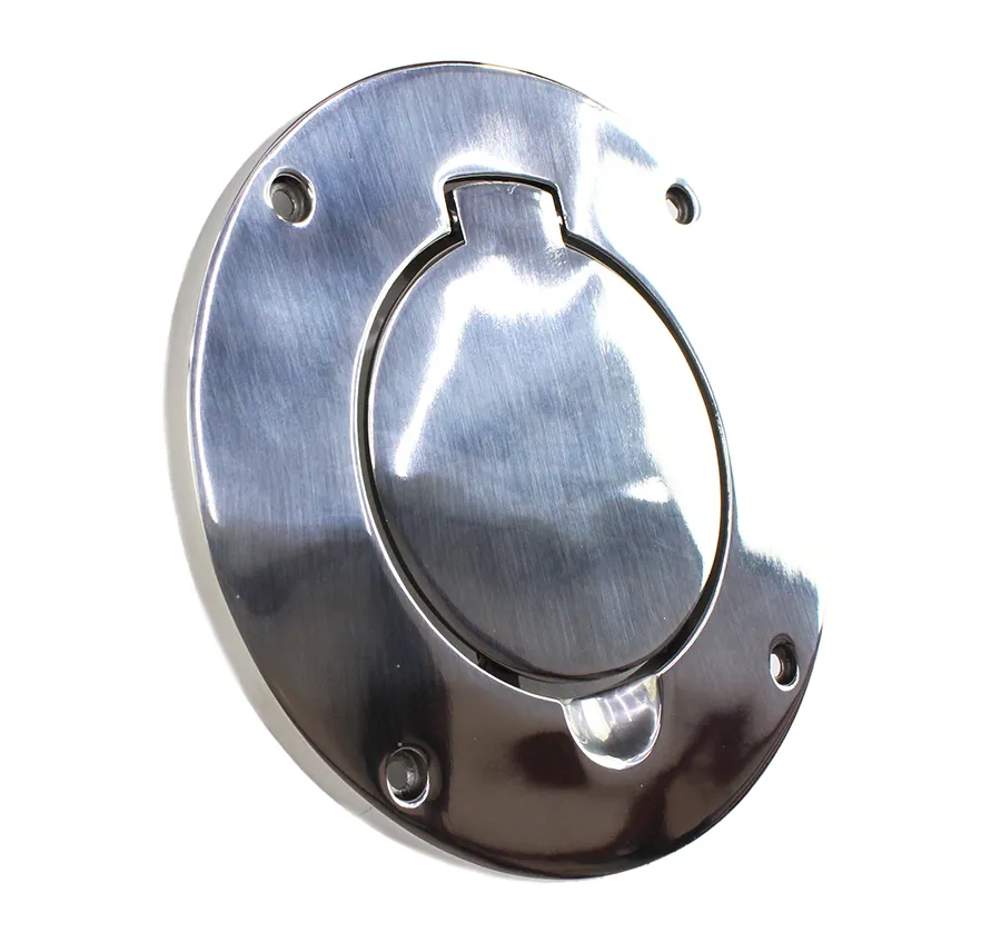 Jeep TJ Billet Style Gas Hatch 97-06 Wrangler TJ Polished Silver Kentrol product image