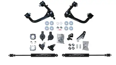 Fabtech 22c Tundra 3in Uca Kit W/Ball Joints Front Shock Spacers/Rr Air Bag Spacers/Stealth Monotube