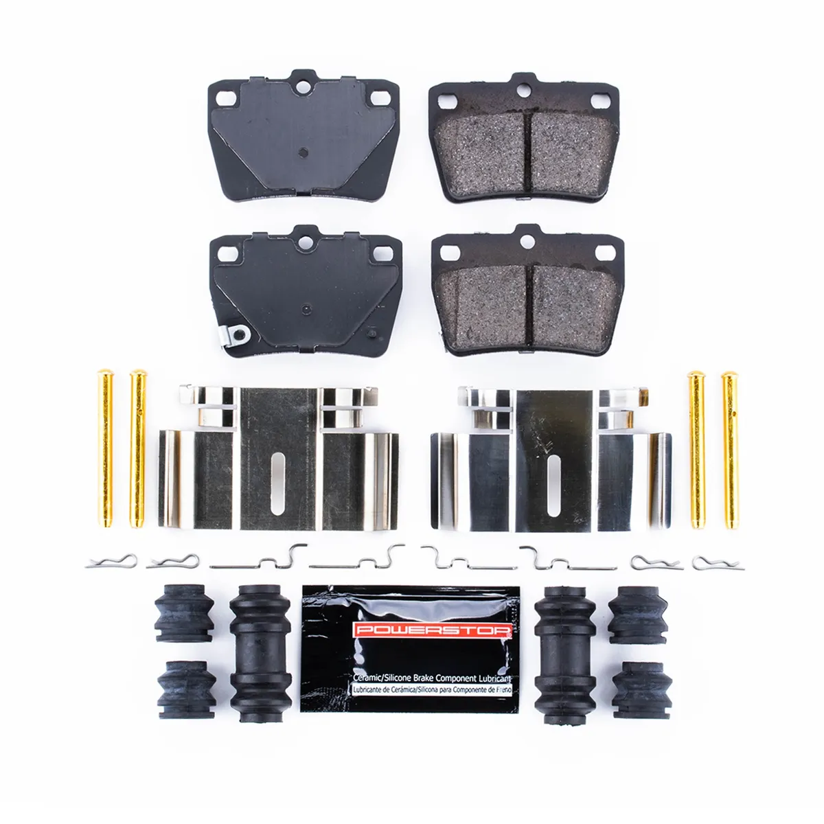 Rear Z23 Evolution Sport Carbon Fiber Infused Ceramic Brake Pads product image