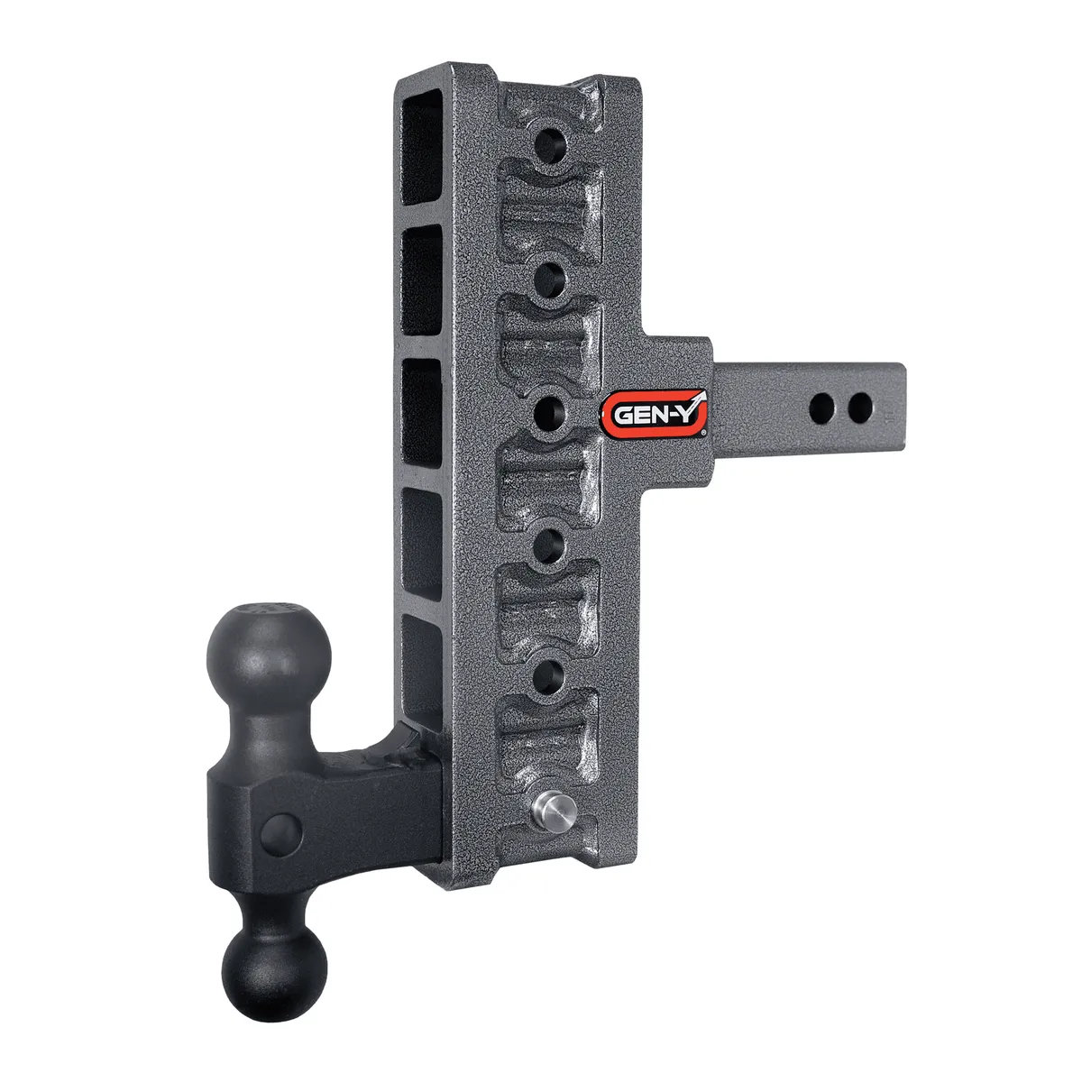 GEN-Y Hitch Mega-Duty 10in Drop Hitch w/ Dual-Ball Mount and Pintle Lock product image