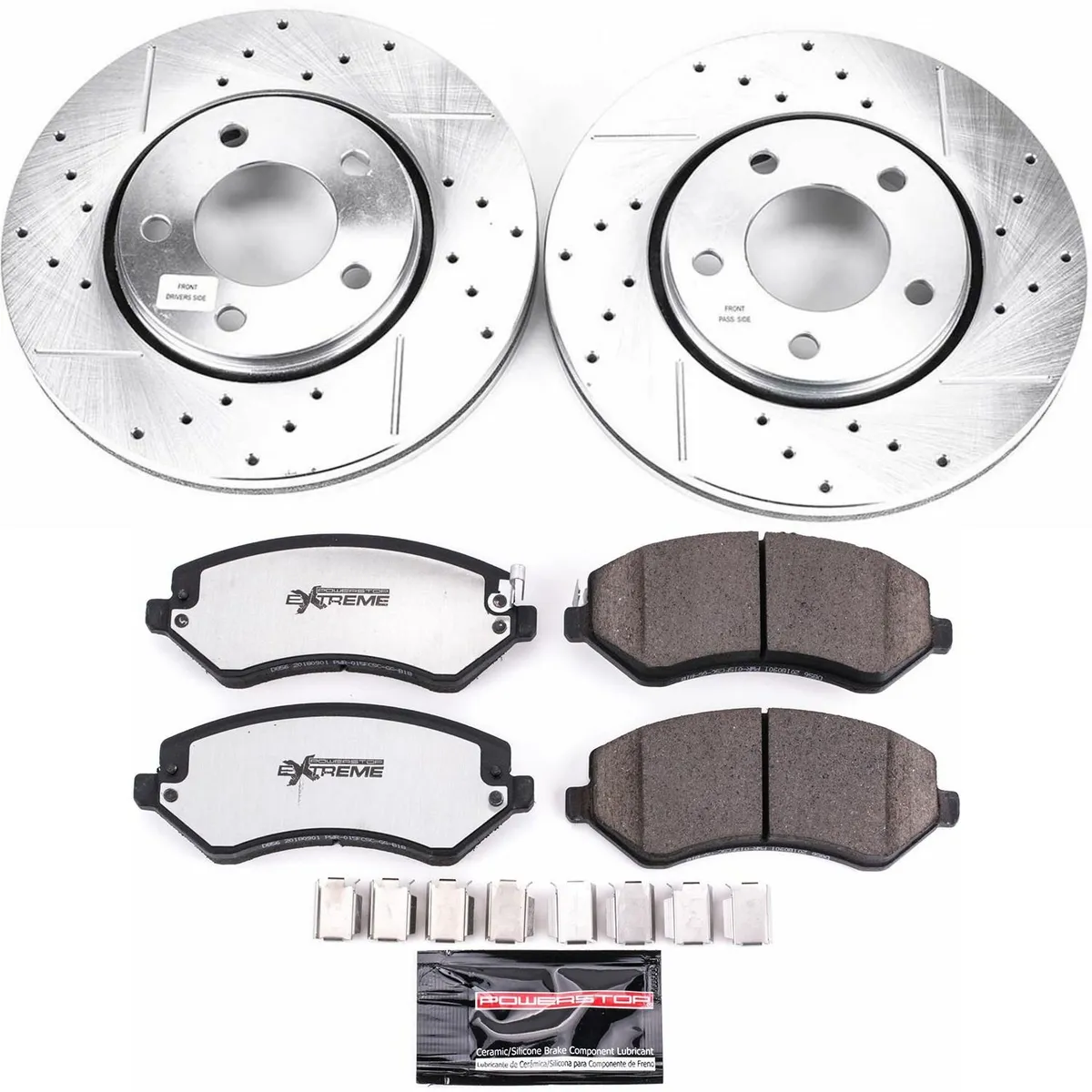 Z36 Truck/Tow Upgrade Kit: Drilled/Slotted Rotors; Carbon-Fiber Ceramic Pads W/Hardware product image