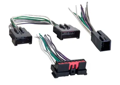Metra Electronics TURBOWire; Amp Bypass Wire Harness; OEM Radio Integration;