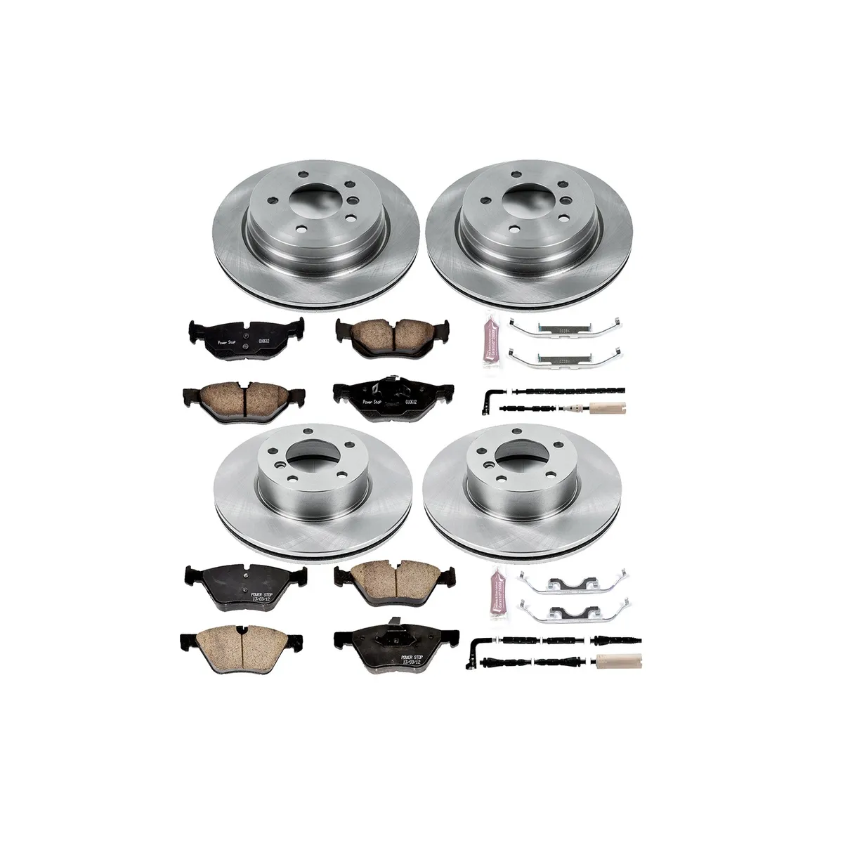 Z17 Direct Replacement Kit: Rotors; Ceramic Pads W/Hardware; Pad Sensors product image