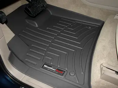 Weathertech FloorLiner™ DigitalFit®; Black; Front;