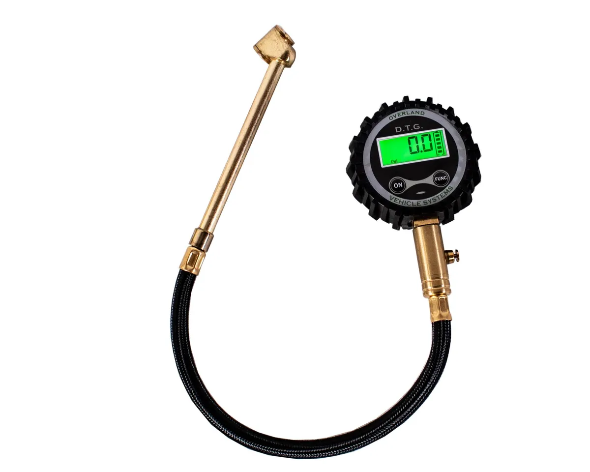 Overland Vehicle Systems Digital Tire Gauge w/ Valve Kit and Storage Bag product image