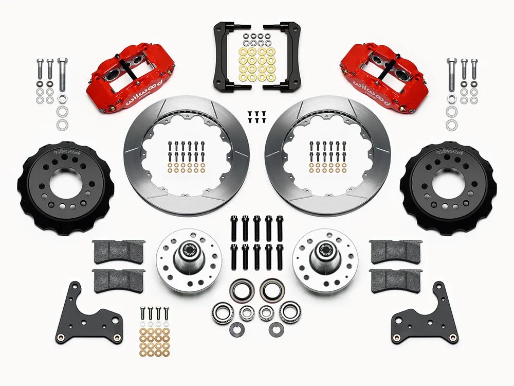 1965 - 1972 Chrysler, Dodge, Plymouth Forged Narrow Superlite 6R Big Brake Front Brake Kit (Hub) - 140-15199 product image