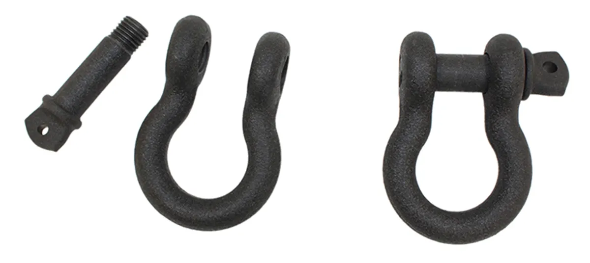 Black Powder Coated, Sold as a pair, 7/8 in. threaded shackle pin product image