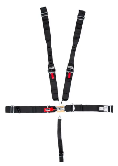 crow safety 5-Pt Harness Small Latch Blk Hans Wrap Around Pul
