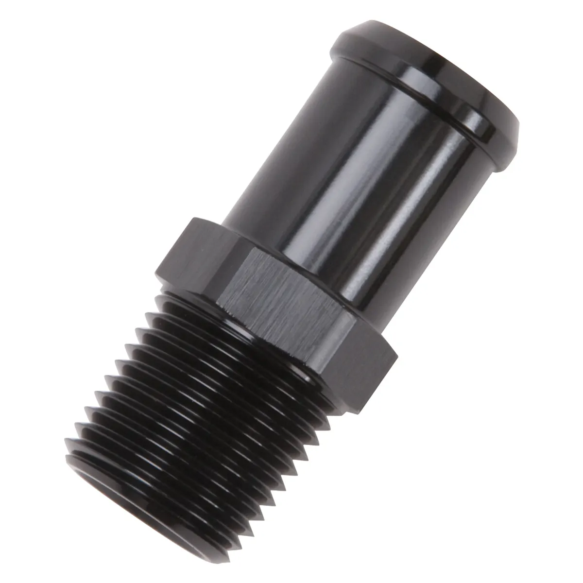 Edelbrock 8183 Heater Hose End Fitting - Straight with 1/2 NPT and 3/4 Barb. product image