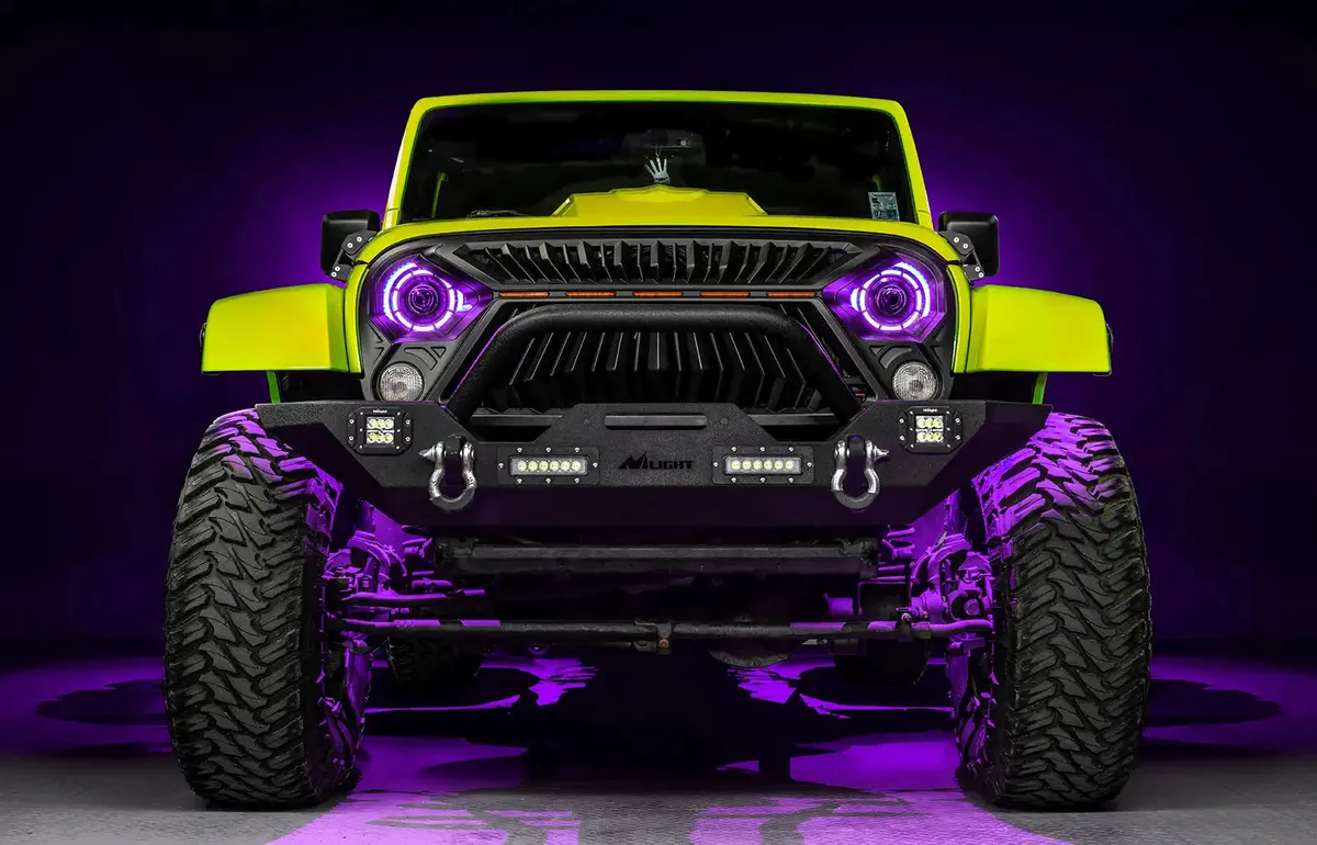 Oracle Oculus 7" ColorSHIFT Bi-LED Projector Headlights for Jeep JK product image