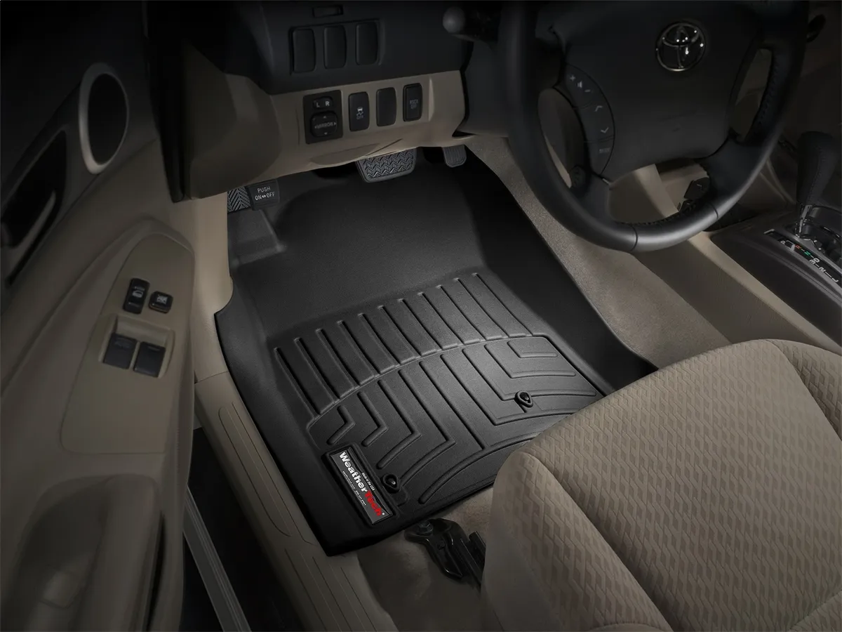 2005 - 2011 Toyota Tacoma Access Cab Black Front FloorLiner Fits vehicles with no retention hooks on passenger side / 2005 - 2011 Toyota Tacoma Double Cab Black Front FloorLiner Fits vehicles with no retention hooks on passenger side / 2005 - 2011 Toyota product image