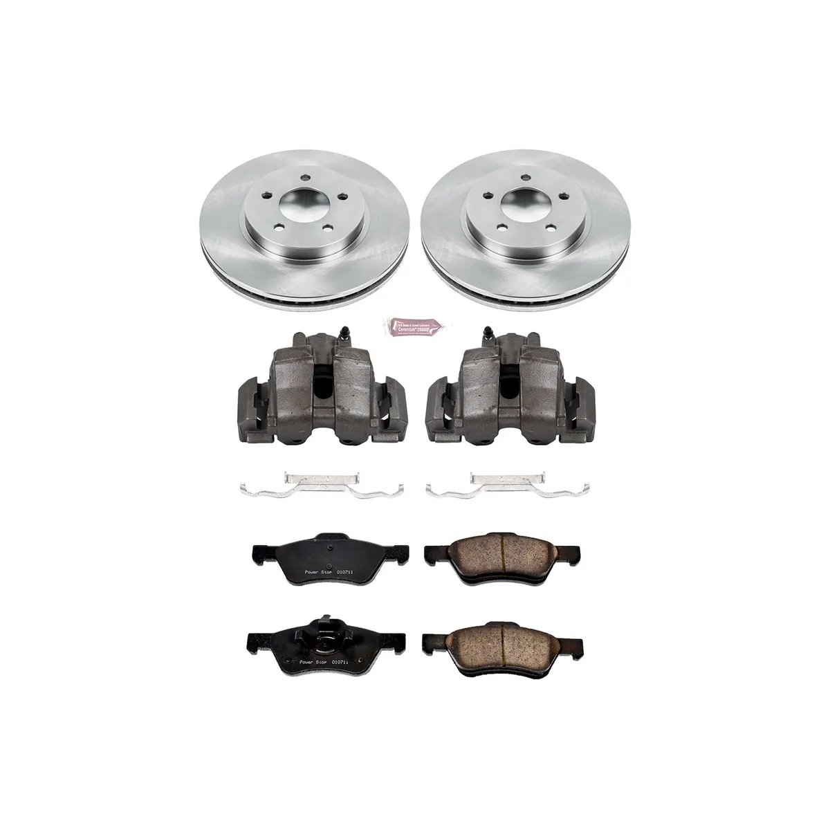 Z17 Direct Replacement Kit: Rotors; Ceramic Pads; Calipers product image