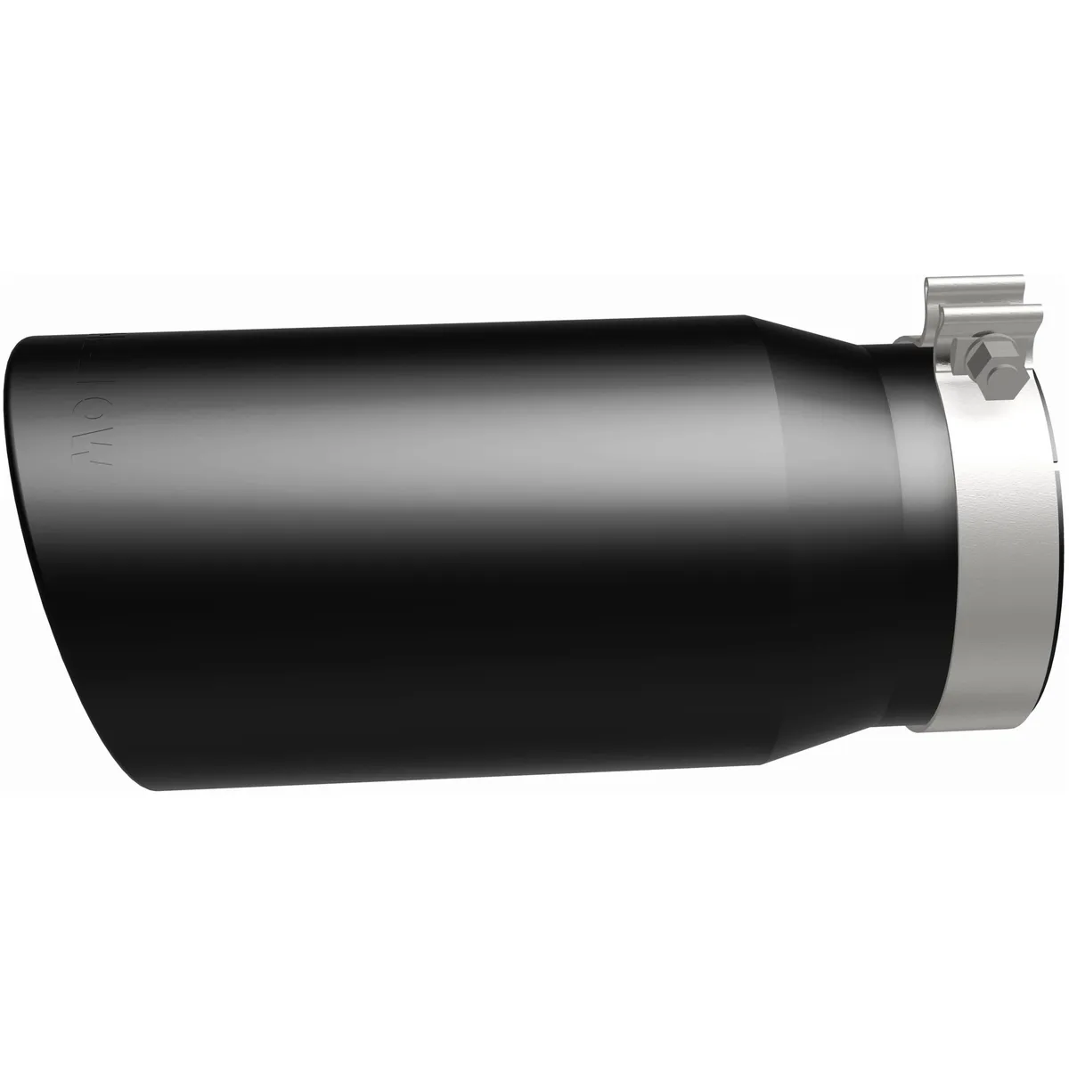 Exhaust Tip 5in Id/6in Od 13in Oal Ss Blk W/Clamp Ea product image