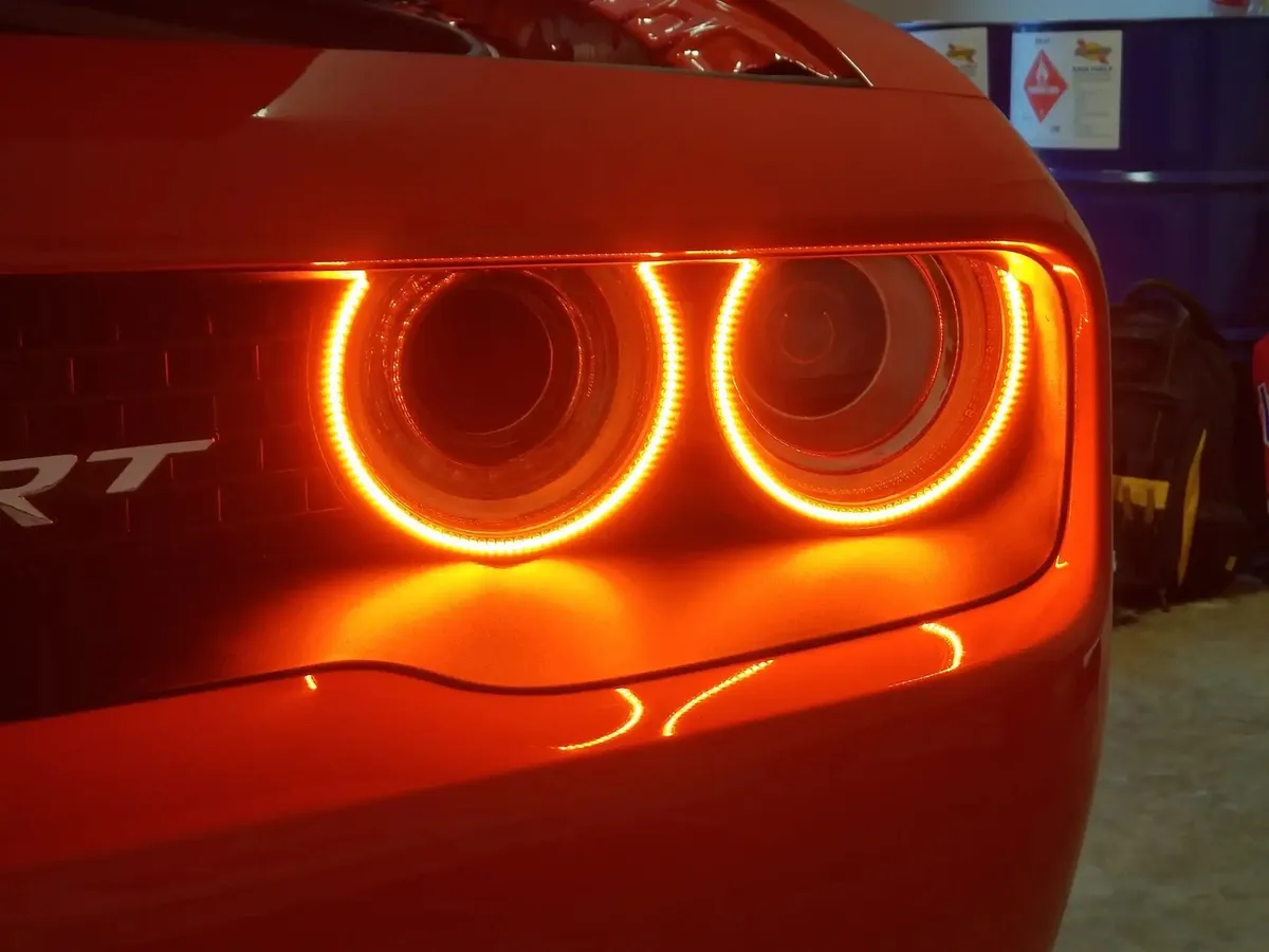 ORACLE Lighting 2015-2023 Dodge Challenger LED Surface Mount Headlight Halo Kit product image