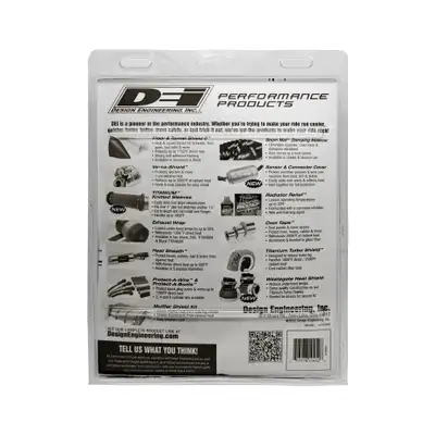 Design Engineering DEI Titanium Pipe Shield - Exhaust Heat Shield 3ft x 6in