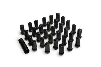 ICON Vehicle Dynamics ICON Alloys, Lug Nut Kit, M14 x 1.5, Black, 32 Count with Lug Key