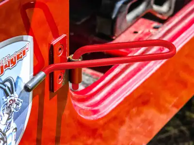 Steinjager Exterior Accessories 1987-1995 Foot Pegs Red Baron