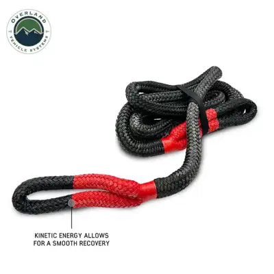 Overland Vehicle Systems Overland Vehicle Systems Brute Kinetic Recovery Rope 0.875in x 20ft - Storage Bag Included