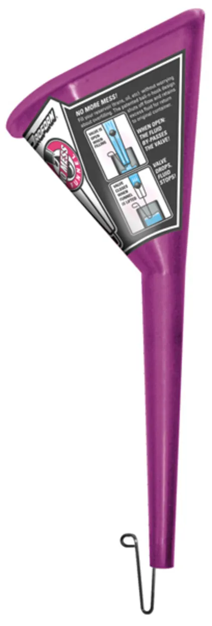 Funnel Proform No-Mess Ball and Hook Design Triangular Shape Plastic Purple Proform product image