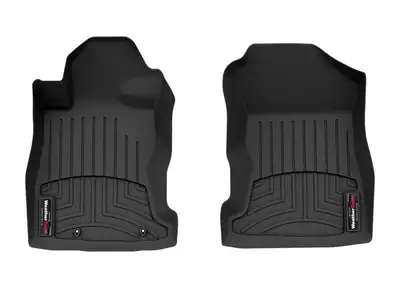 Weathertech FloorLiner™ DigitalFit®; Black; Front;