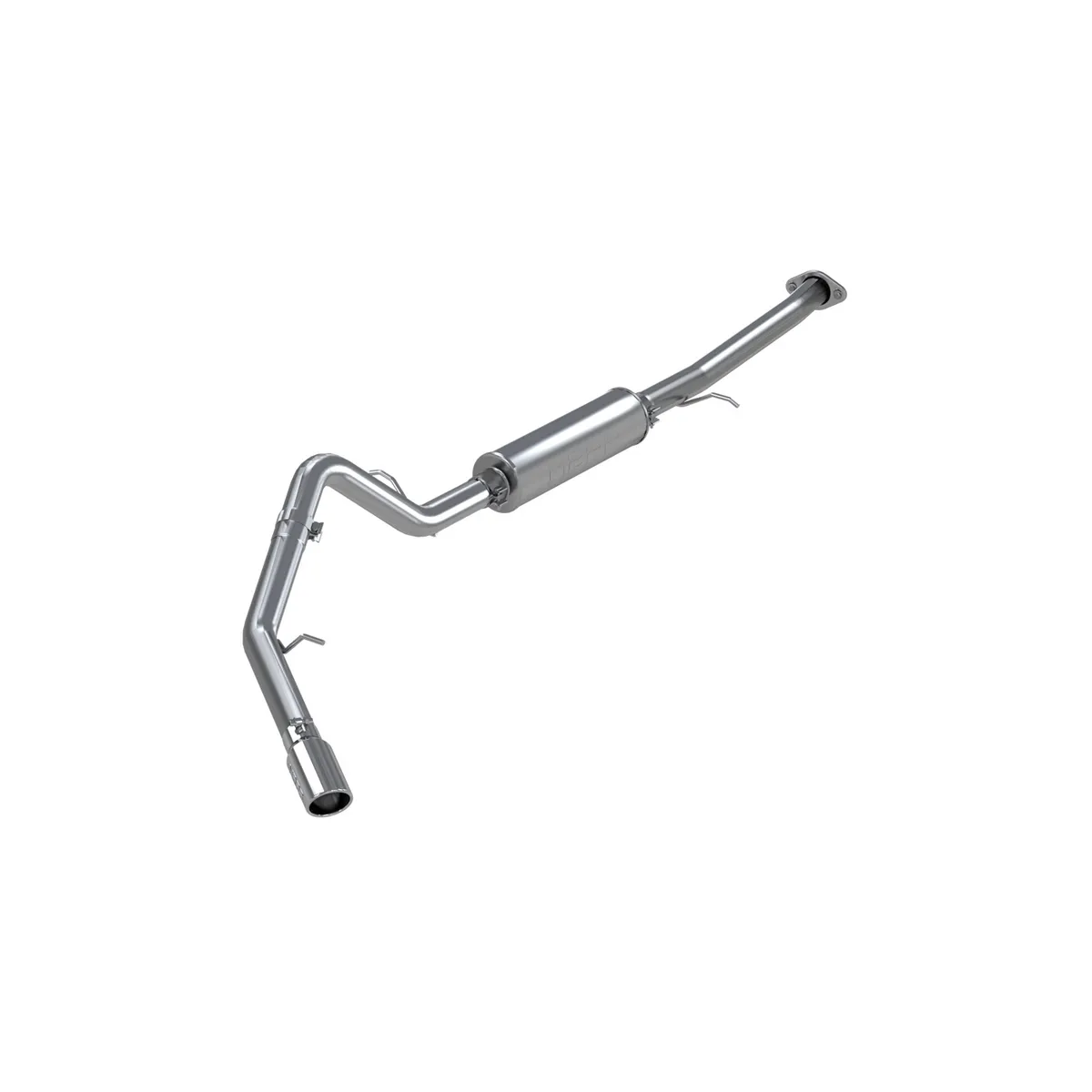 Armor Lite Cat Back Exhaust System; 3 in.; Incl. Ext. Pipe/Muffler/Tailpipe/Hardware/4 in. OD Tip; Single Side Exit; Aluminized; product image