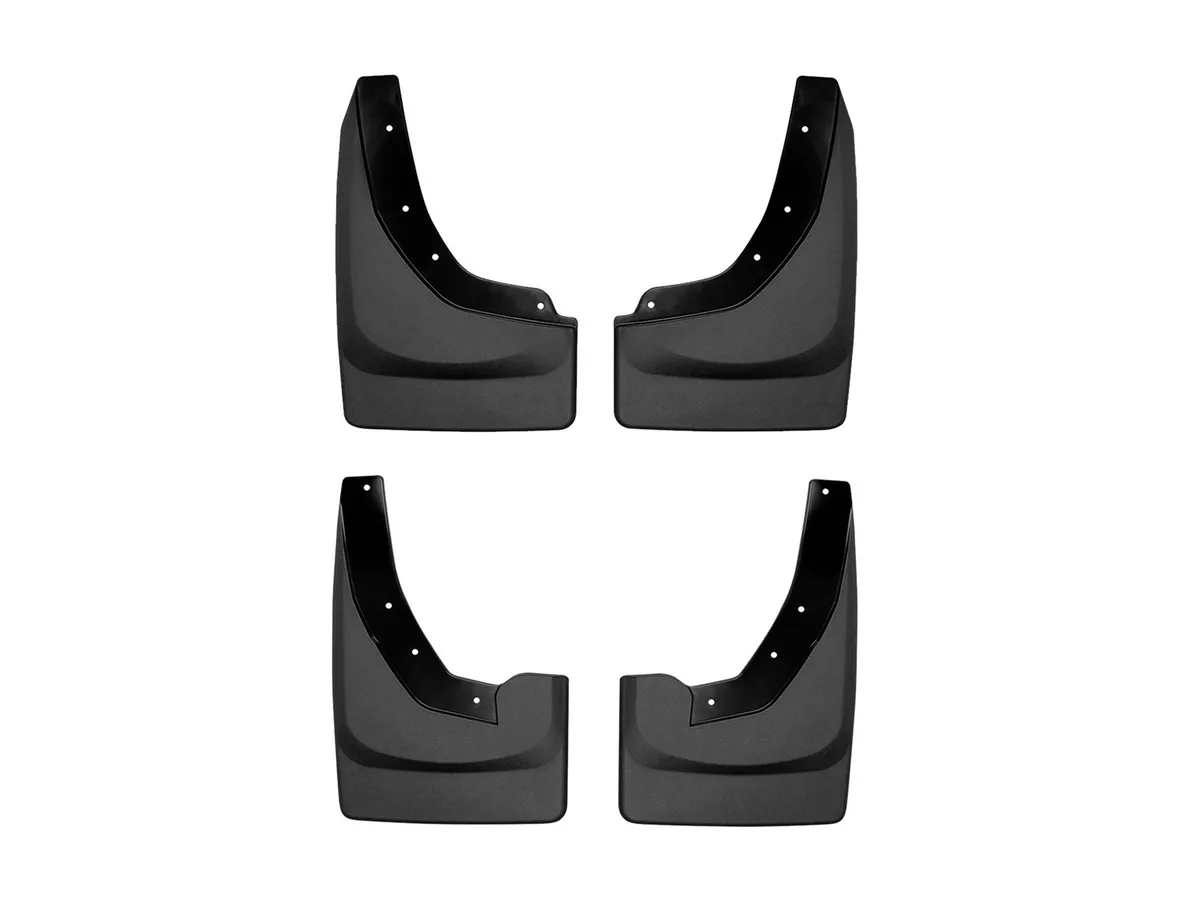 MudFlap No-Drill DigitalFit® MudFlap Kit; Black; product image