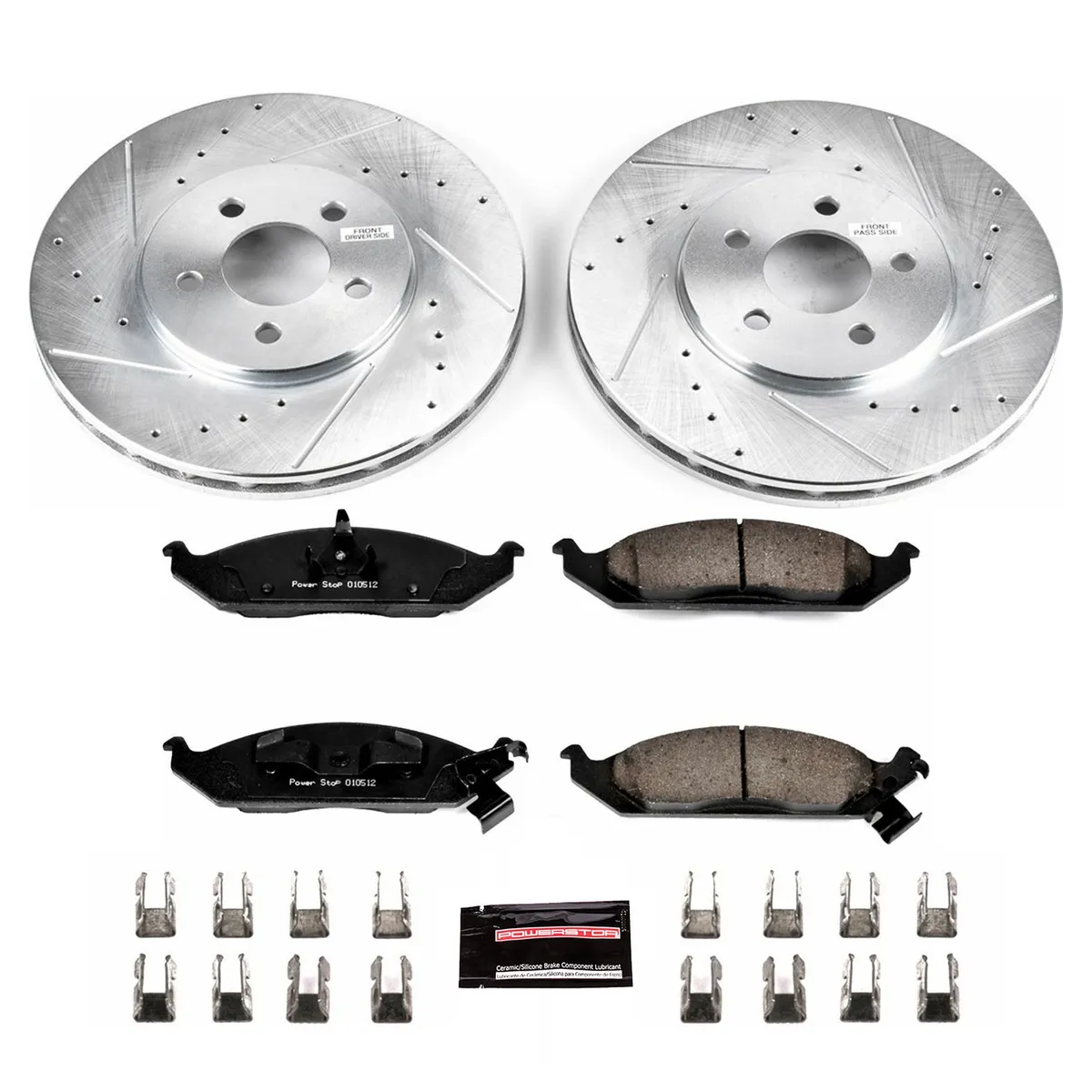 Z23 Evolution Brake Kit Front 1995-2000 Chrysler Cirrus 1995-2000 Dodge Stratus 1996-2000 Plymouth br product image