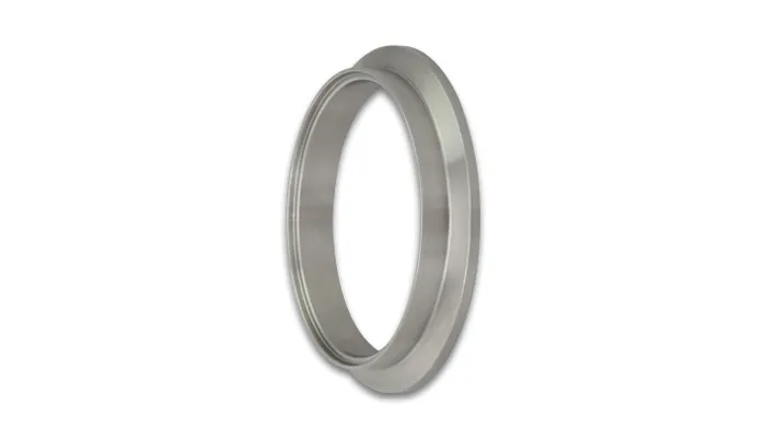 Vibrant Performance Turbo Outlet Flange; 3.4MM Apex W; 13.3MM Thickness; 91.95MM Flange OD; 3MM Tube Recess ID; 1.5MM Tube Recess Depth; 73.8MM Port ID; For GT37/40; 304 Stainless Steel;