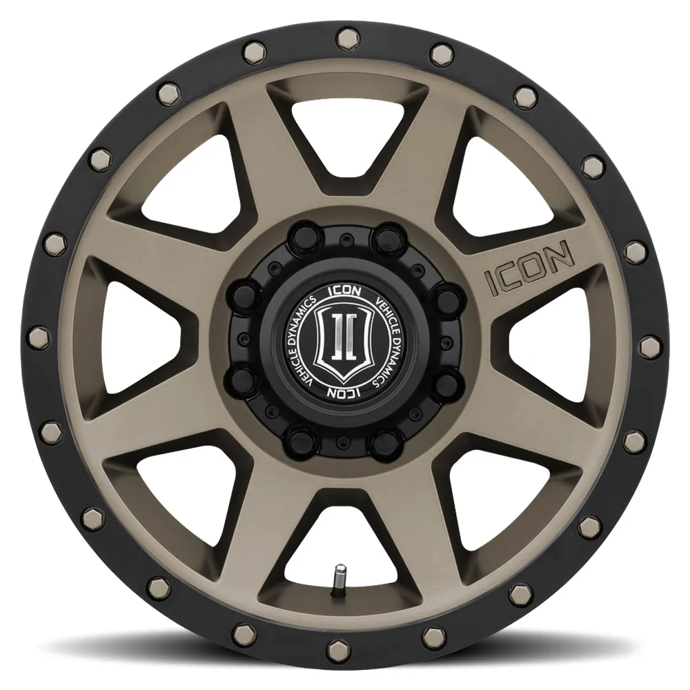 17 X 8.5 Rebound 8 X 6.5in 5.25inbp 13mm Offset Titanium product image