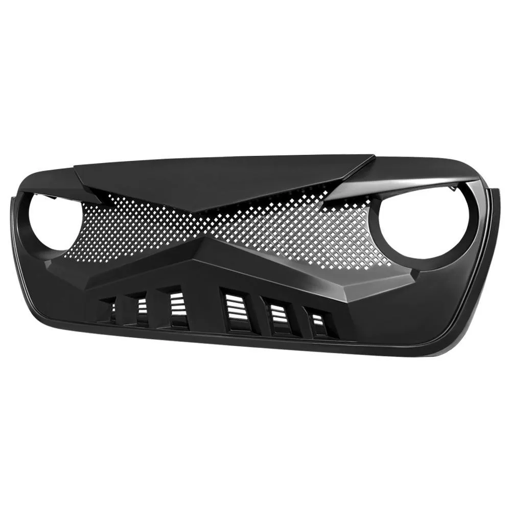 Hawke Grille - Matte Black For 18+ Wrangler JL & Gladiator JT W/O Trailcam product image